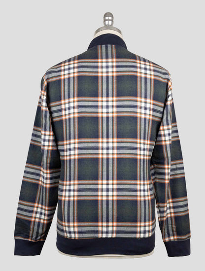 Kiton Multicolor Cotton Coat B-One