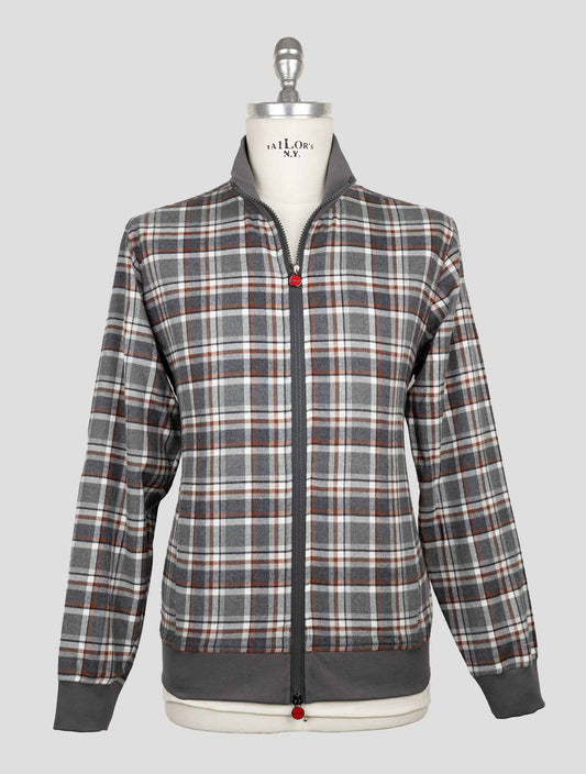 Kiton Multicolor Cotton Coat B-One