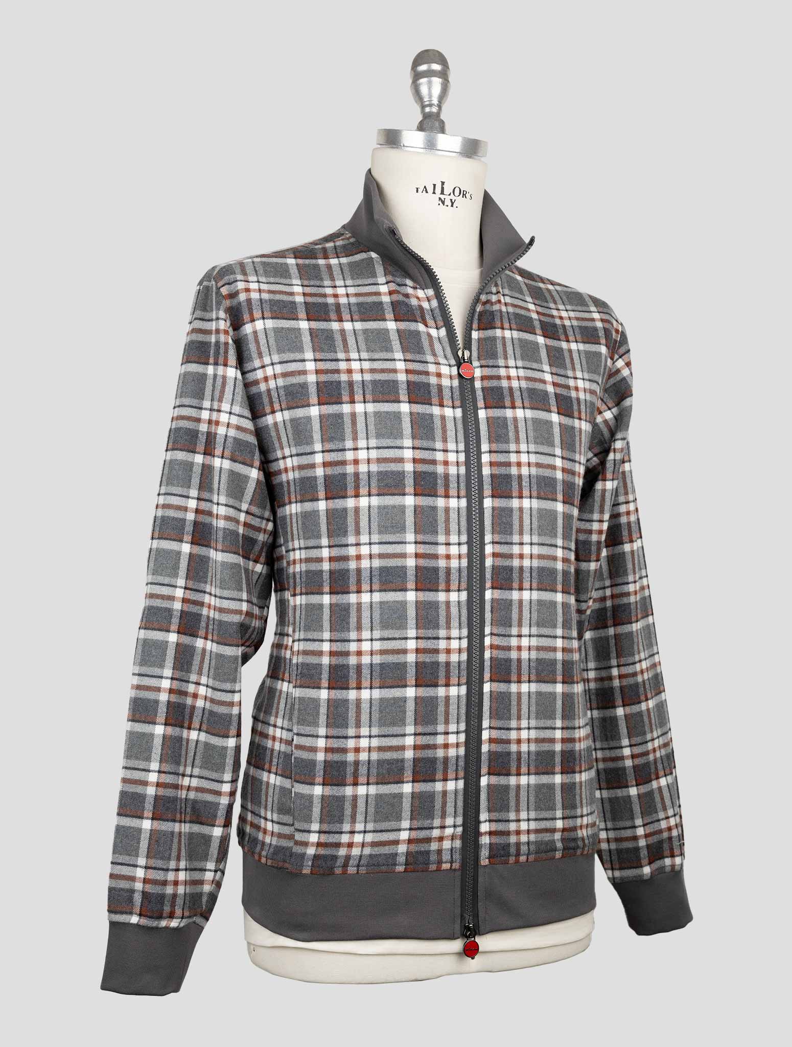 Kiton Multicolor Cotton Coat B-One