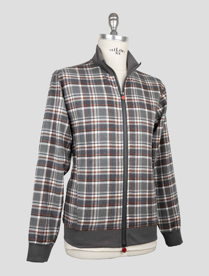 Kiton Multicolor Cotton Coat B-One