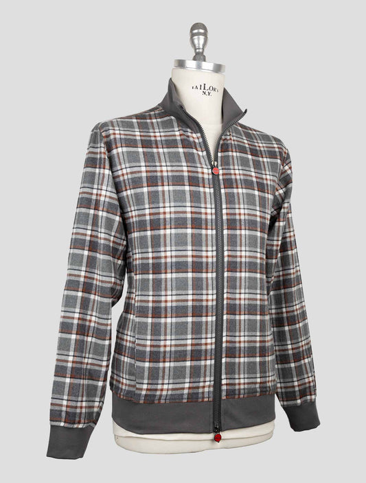 Kiton Multicolor Cotton Coat B-One