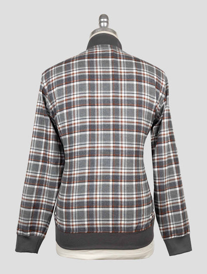 Kiton Multicolor Cotton Coat B-One