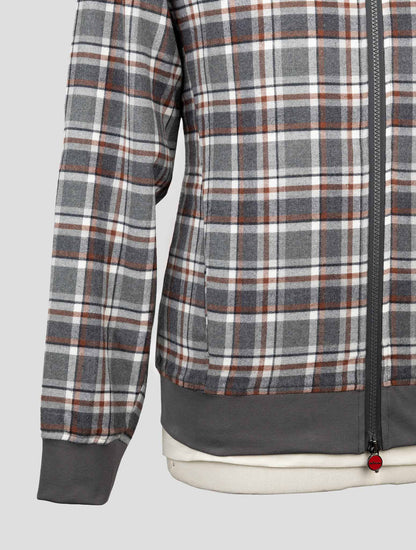 Kiton Multicolor Cotton Coat B-One