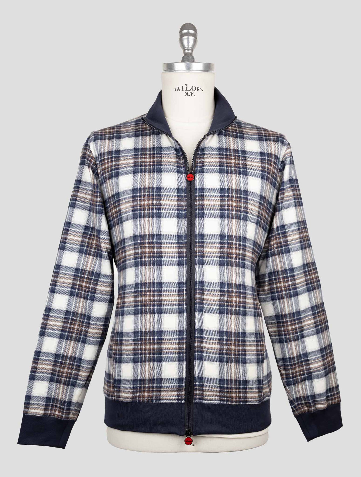 Kiton Multicolor Cotton Coat B-One