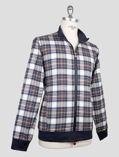 Kiton Multicolor Cotton Coat B-One