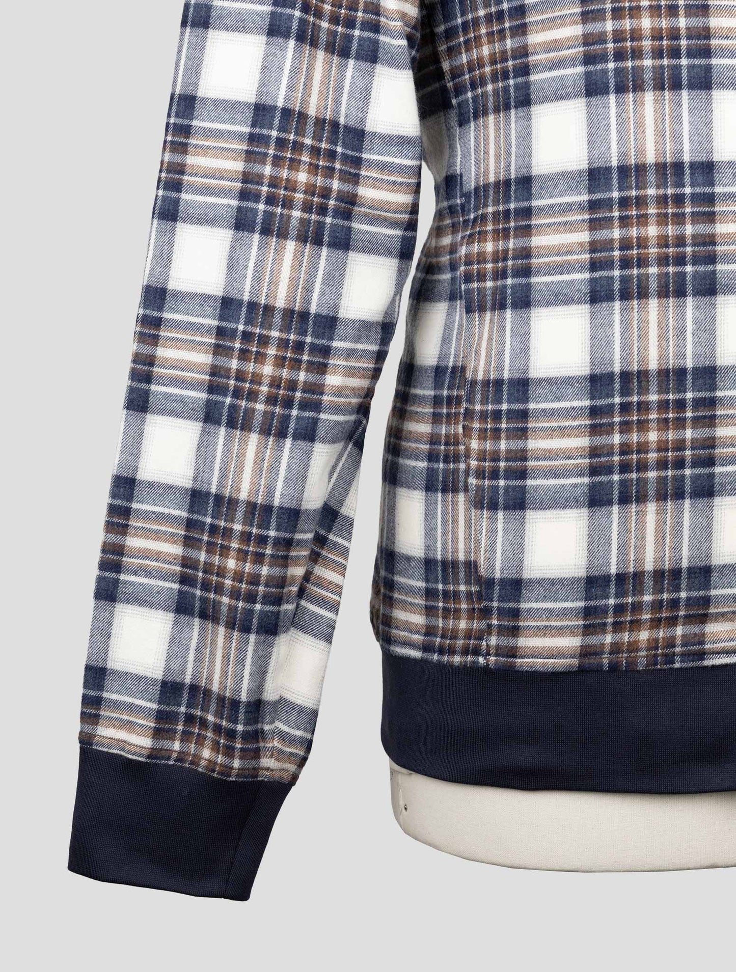 Kiton Multicolor Cotton Coat B-One