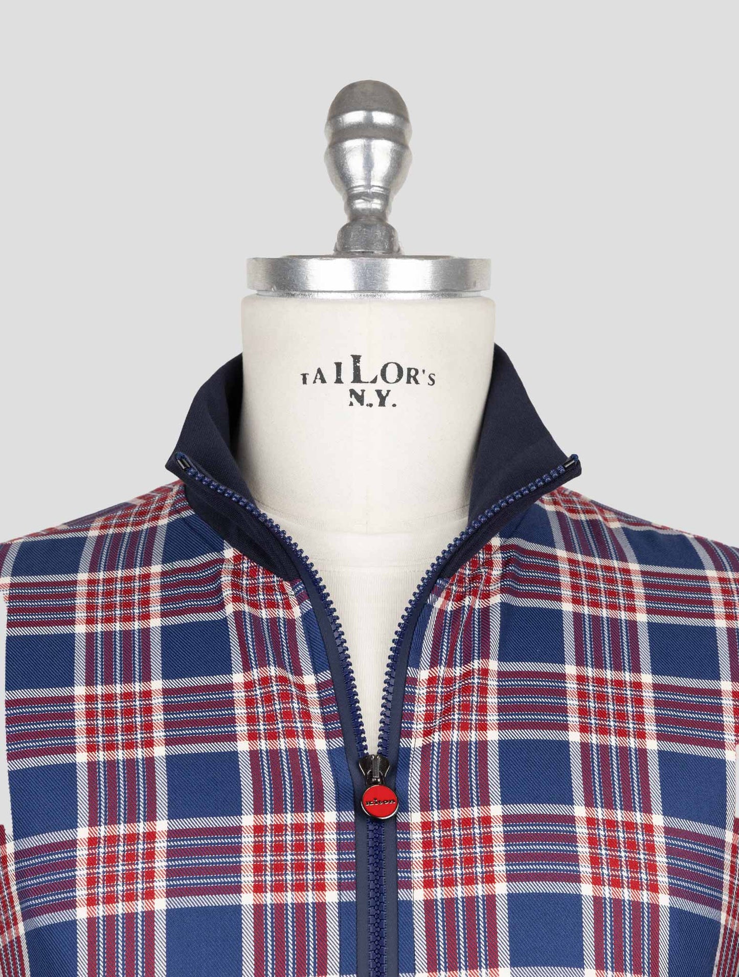 Kiton Multicolor Cotton Coat B-One