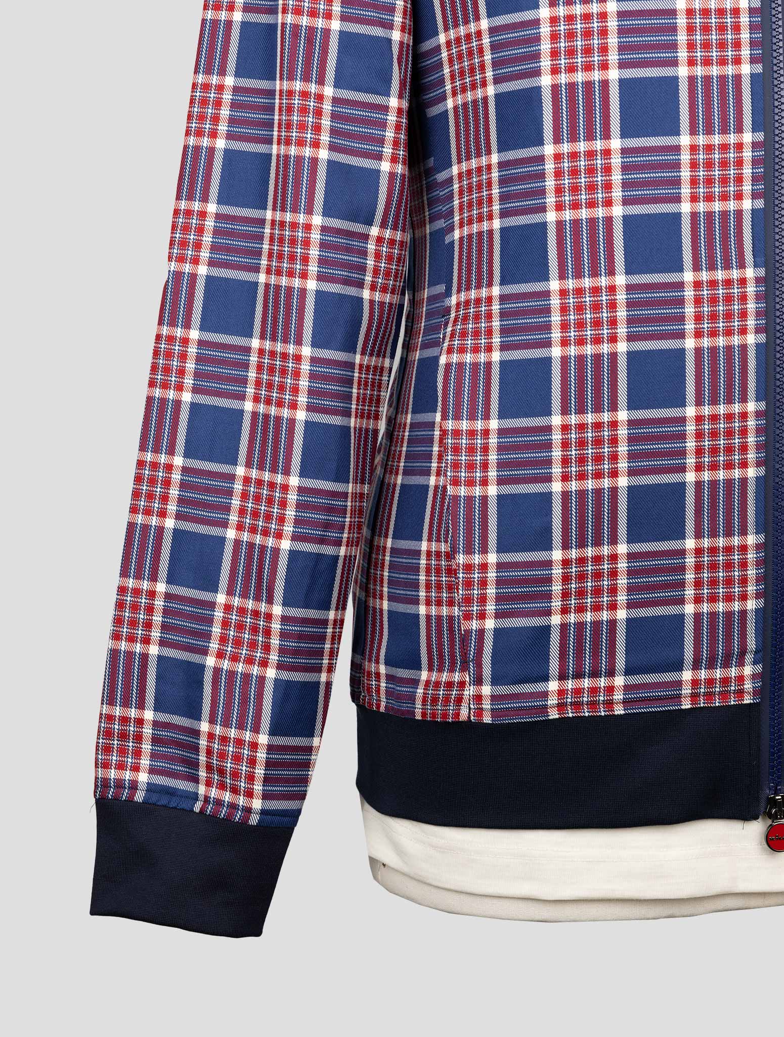 Kiton Multicolor Cotton Coat B-One