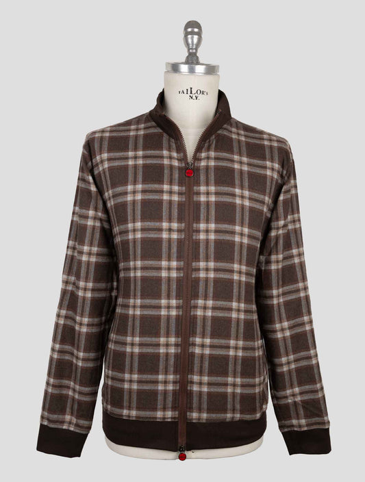 Kiton Multicolor Cotton Ea Coat B-One