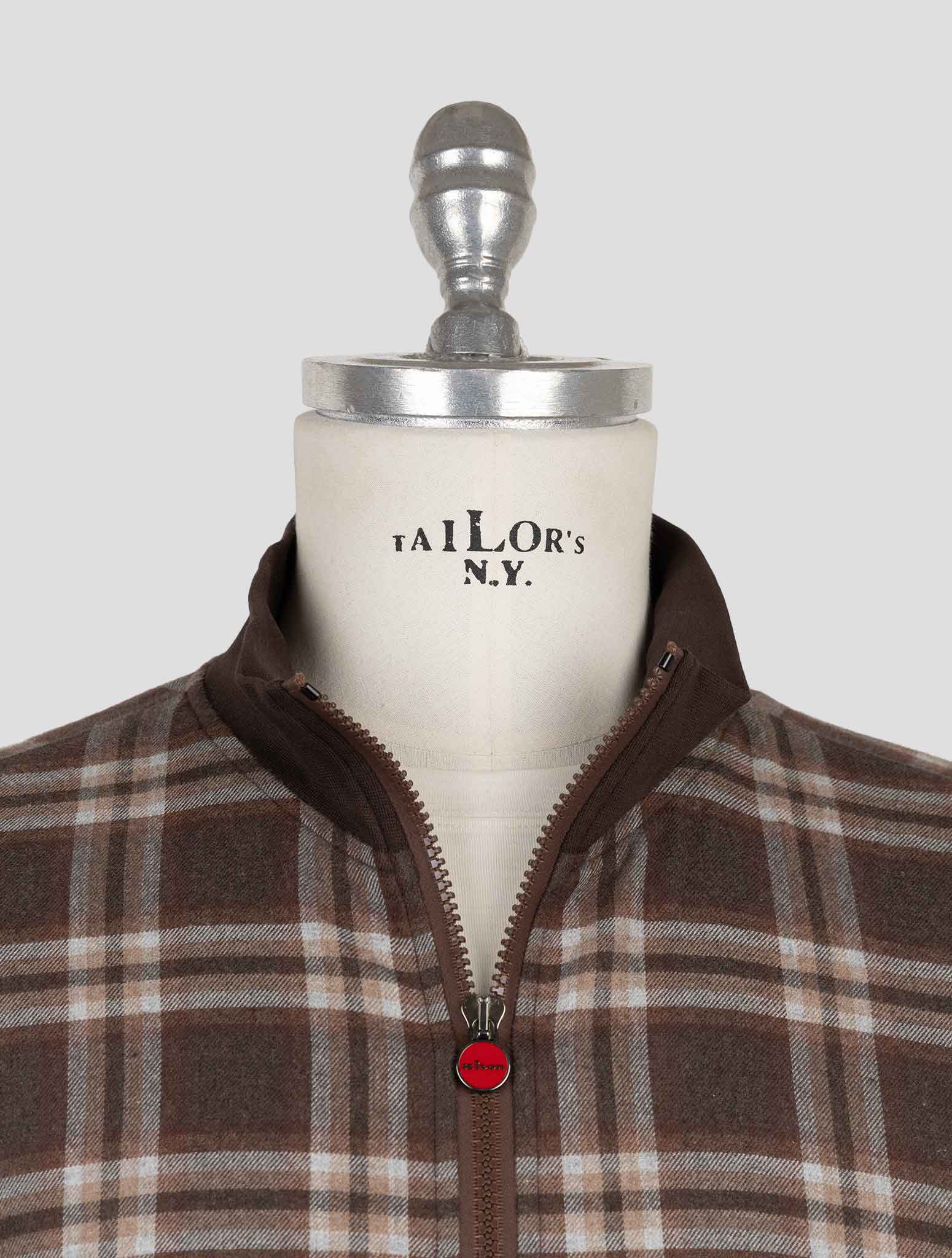 Kiton Multicolor Cotton Ea Coat B-One