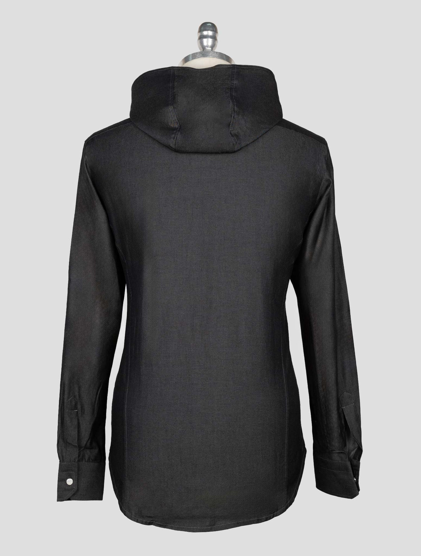 Kiton Dark Gray Cotton Shirt Mariano