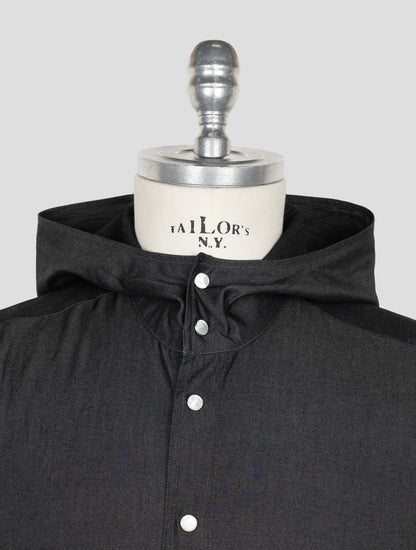 Kiton Dark Gray Cotton Shirt Mariano