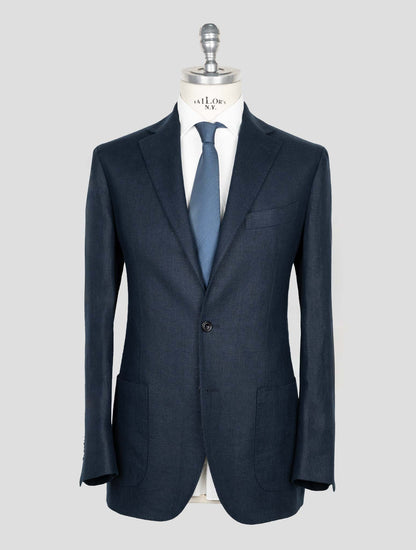 Sartorio Napoli Blue Linen Blazer