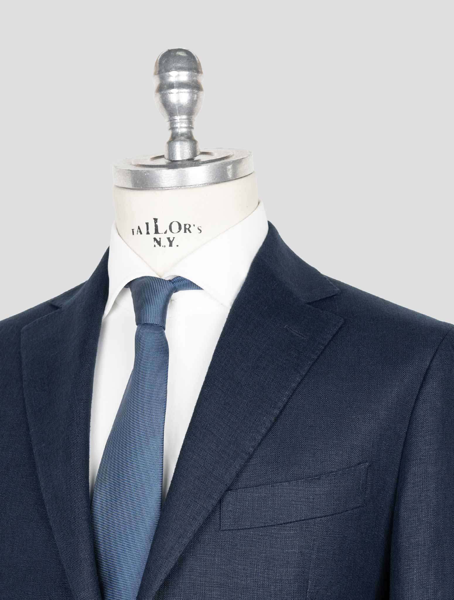 Sartorio Napoli Blue Linen Blazer