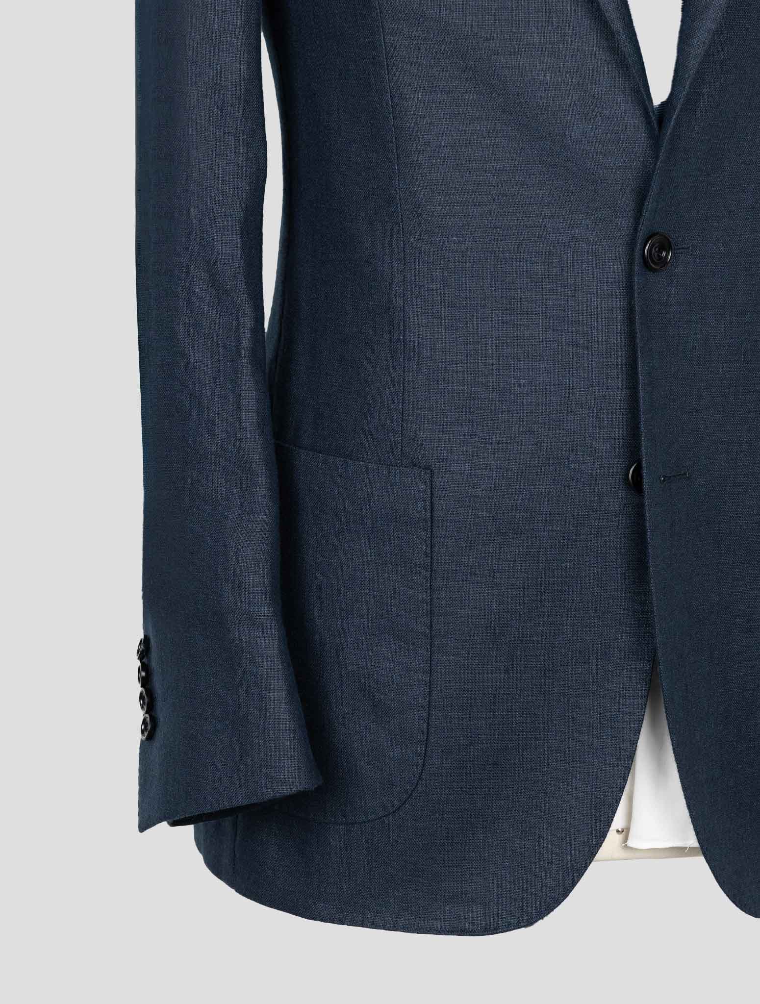 Sartorio Napoli Blue Linen Blazer