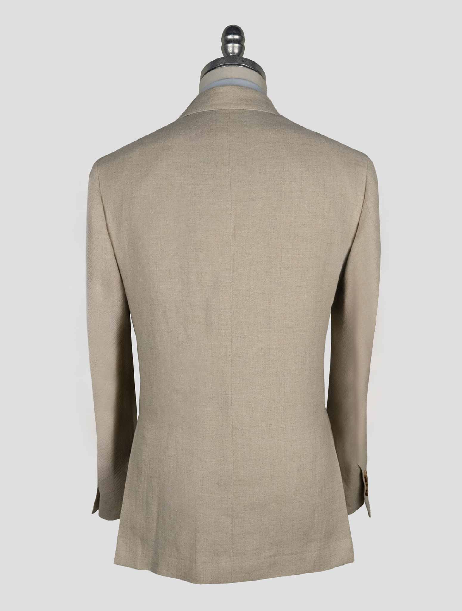Sartorio Napoli Beige Linen Blazer
