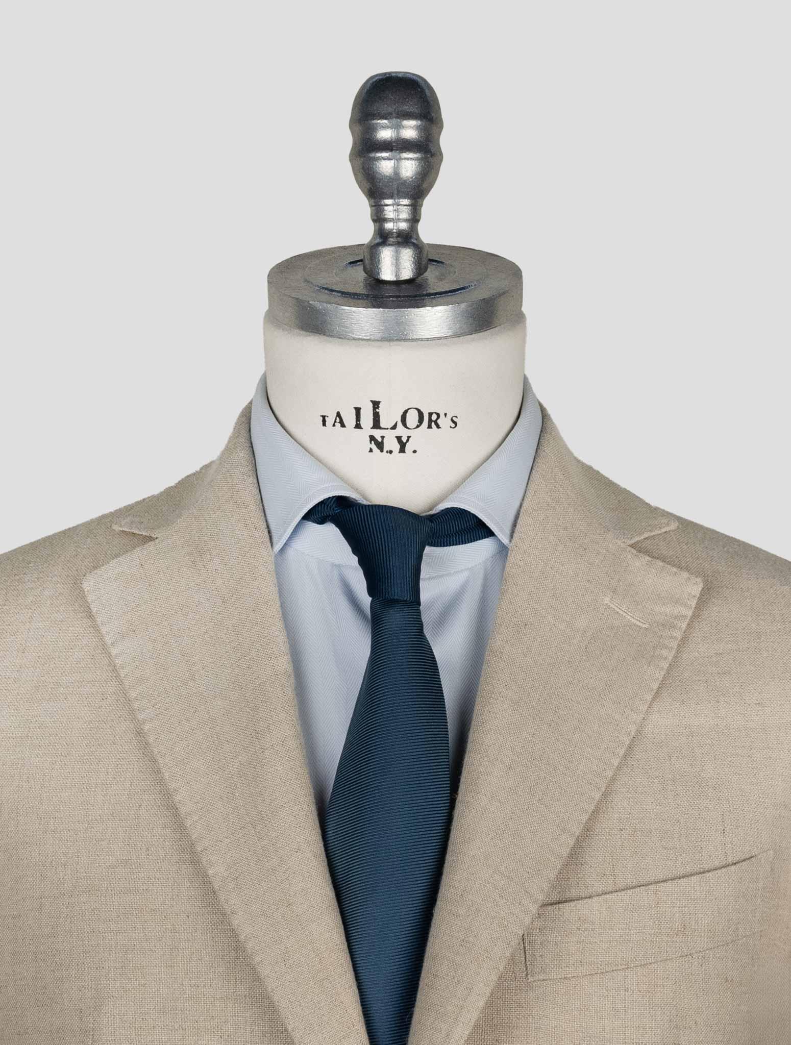 Sartorio Napoli Beige Linen Blazer