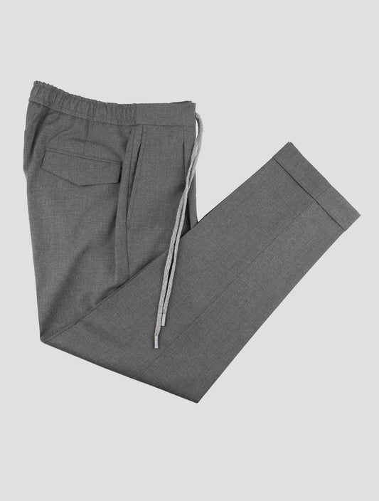 Barba Napoli Gray Pl Wool Ea Pants