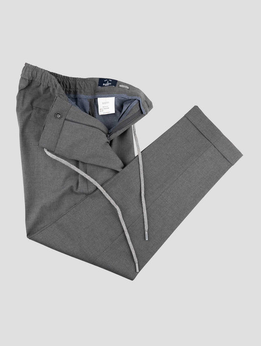 Barba Napoli Gray Pl Wool Ea Pants
