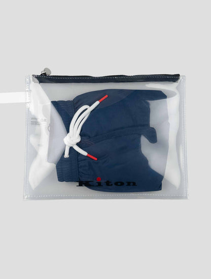 Kiton Dark Blue Pl Swim Trunk