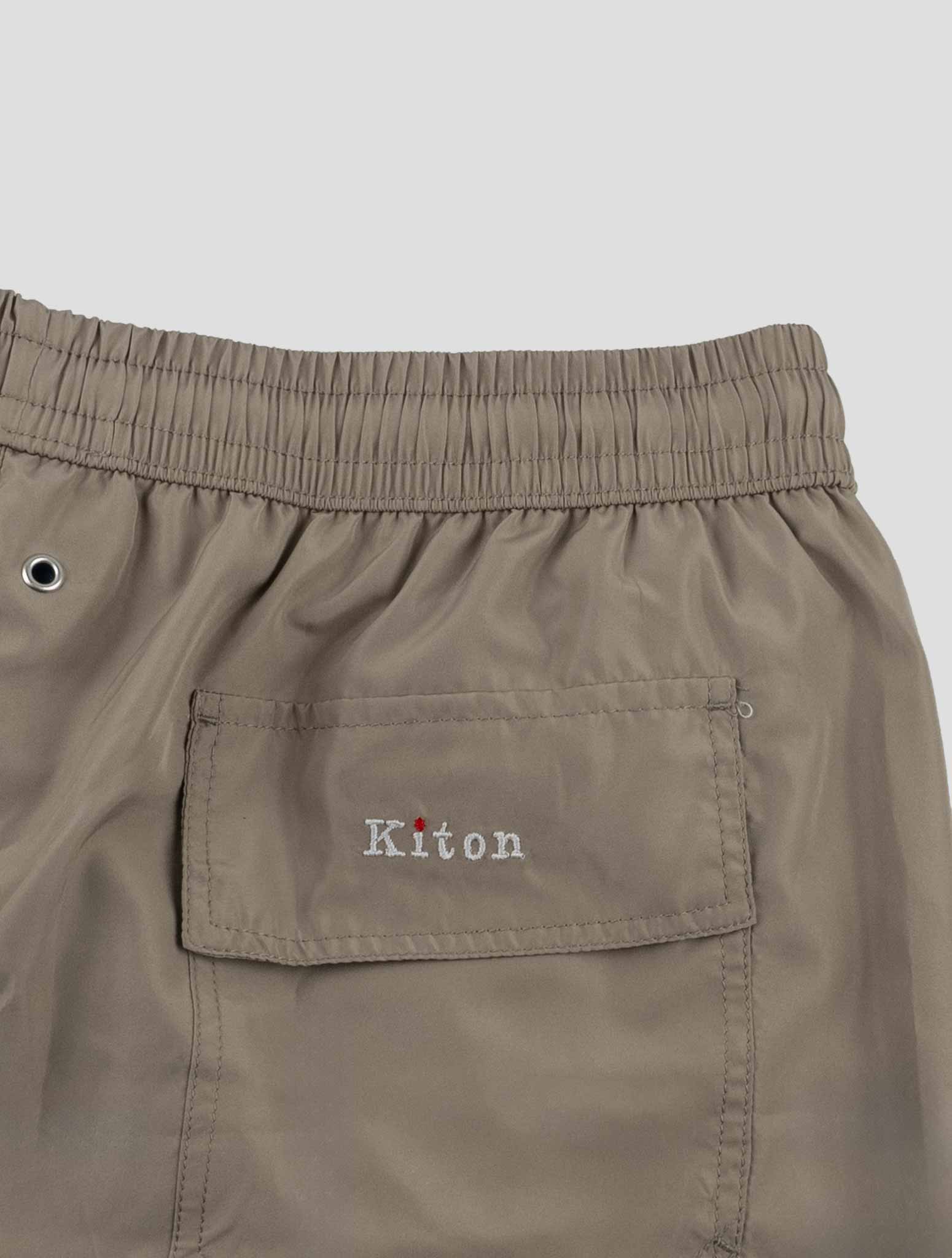 Kiton Taupe Pl Swim Trunk