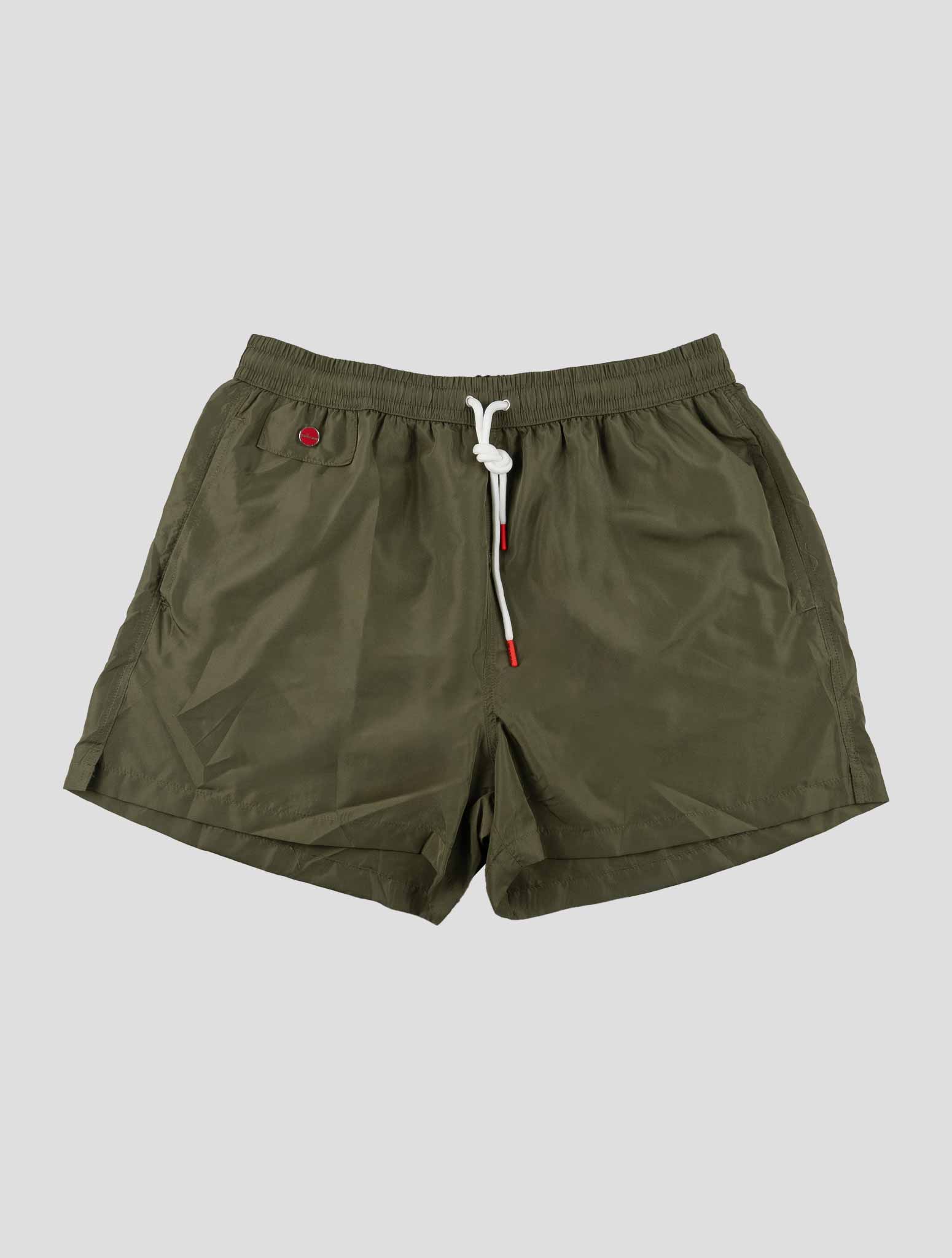 Kiton Green Pl Swim Trunk