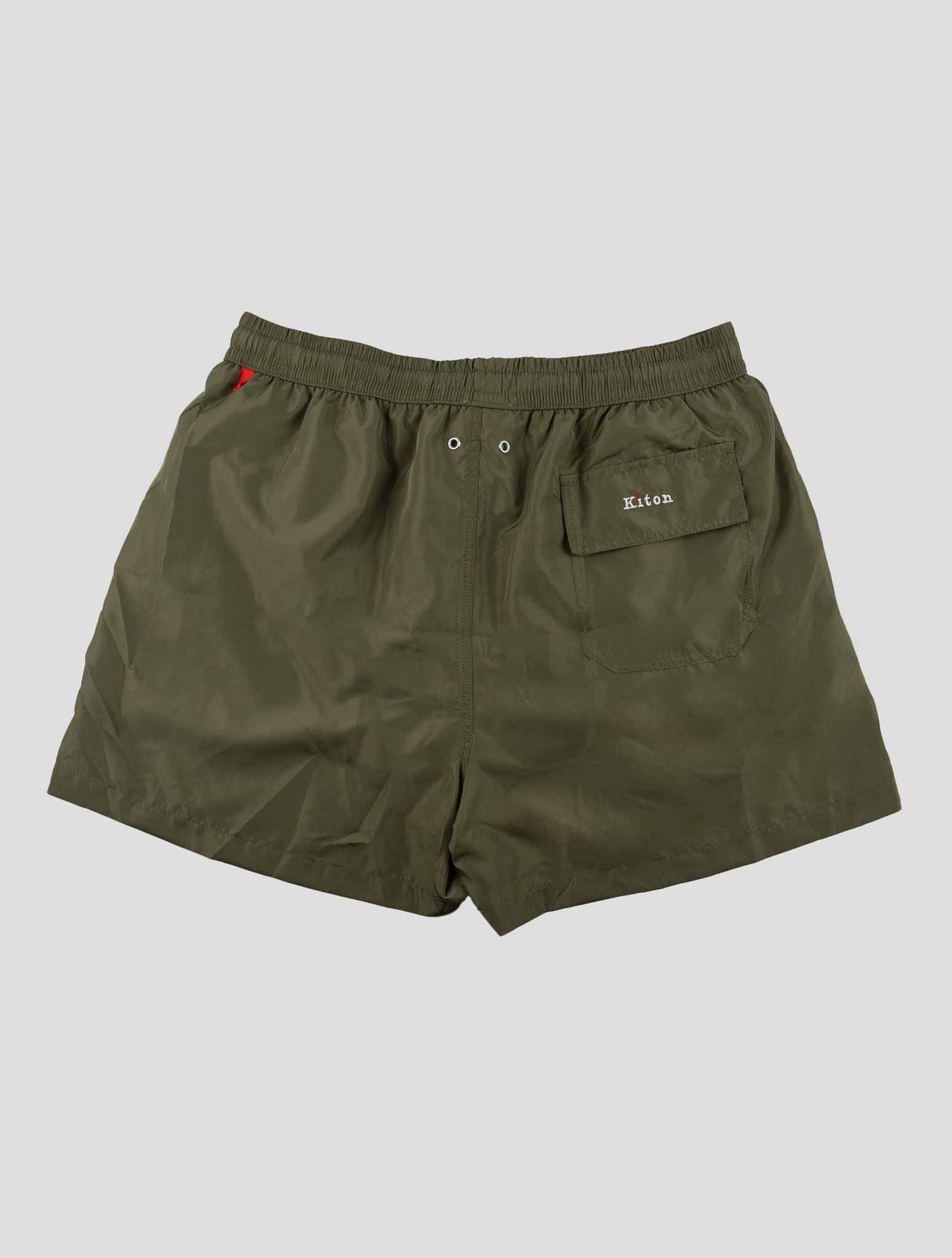Kiton Green Pl Swim Trunk