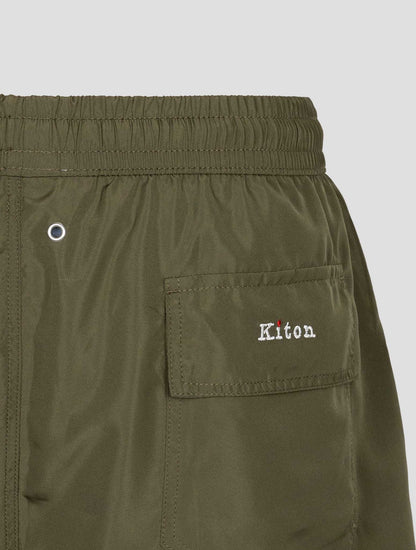 Kiton Green Pl Swim Trunk