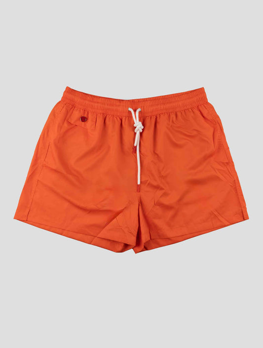 Kiton Orange Pl Swim Trunk