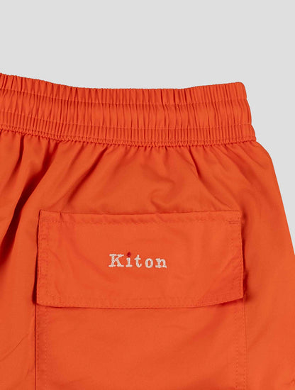 Kiton Orange Pl Swim Trunk