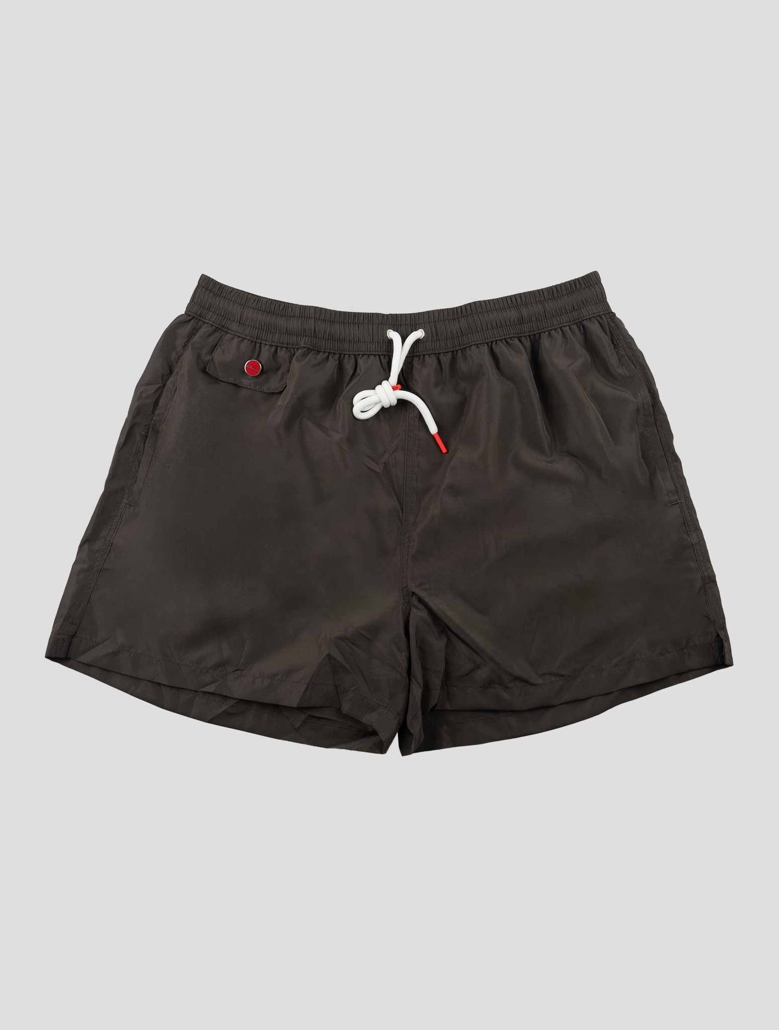 Kiton Brown Pl Swim Trunk