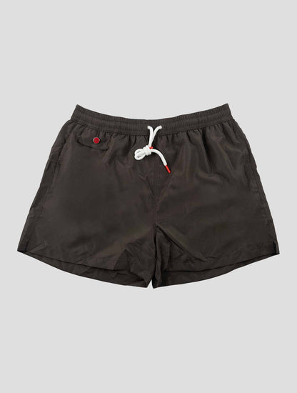 Kiton Brown Pl Swim Trunk