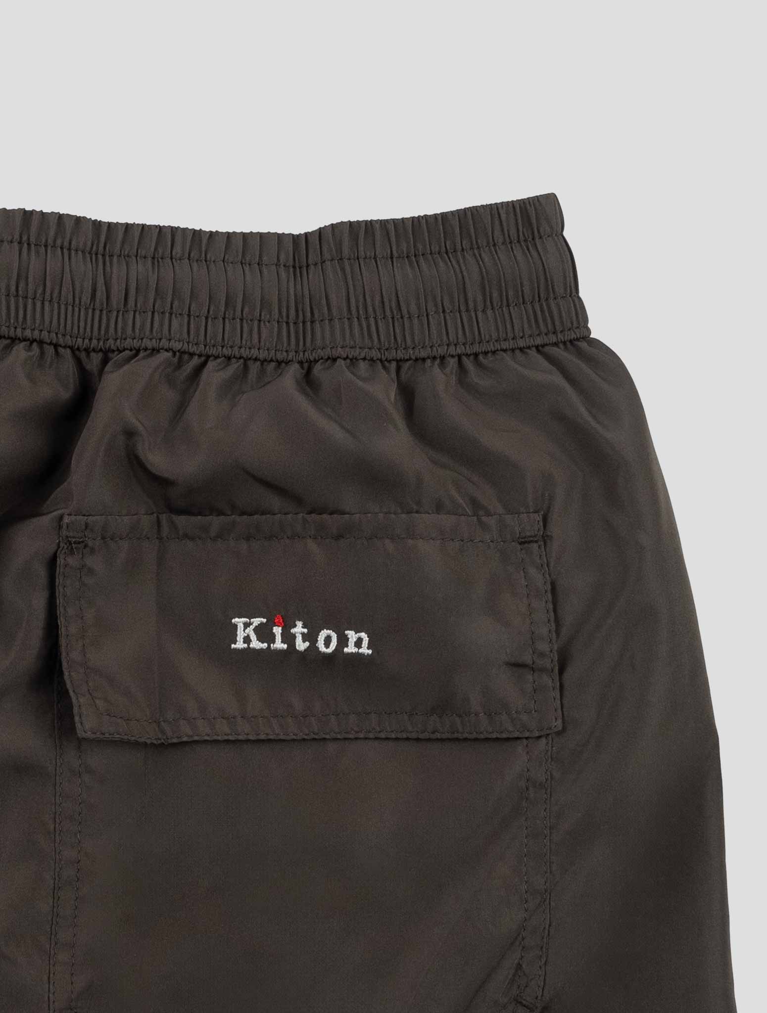 Kiton Brown Pl Swim Trunk