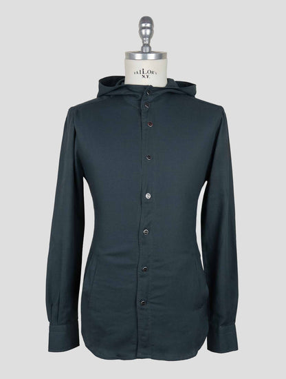 Kiton Gray Cotton Cashmere  Shirt Mariano