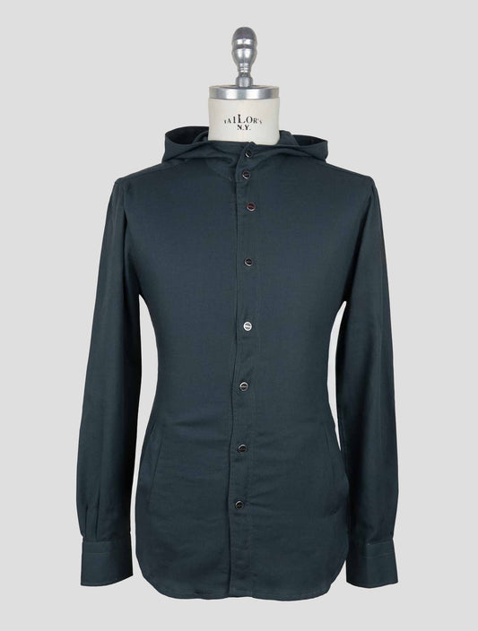 Kiton Gray Cotton Cashmere  Shirt Mariano