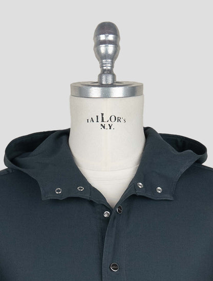 Kiton Gray Cotton Cashmere  Shirt Mariano
