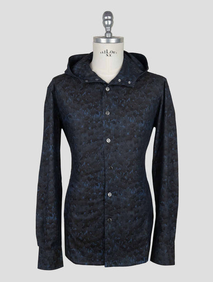 Kiton Blue Cotton  Shirt Mariano