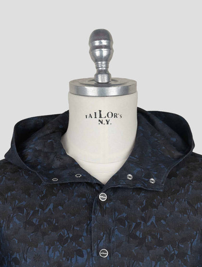 Kiton Blue Cotton  Shirt Mariano