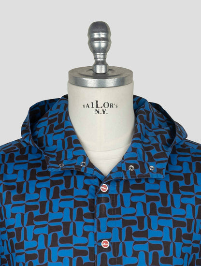 Kiton Blue Cotton Ea Shirt Mariano