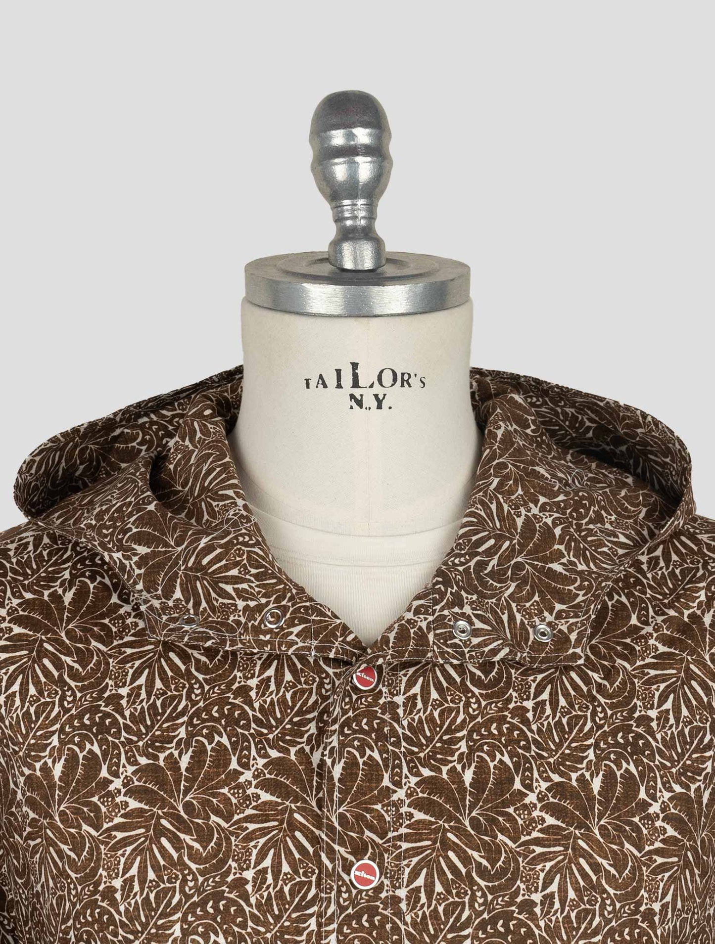 Kiton Brown Cotton Ea Shirt Mariano