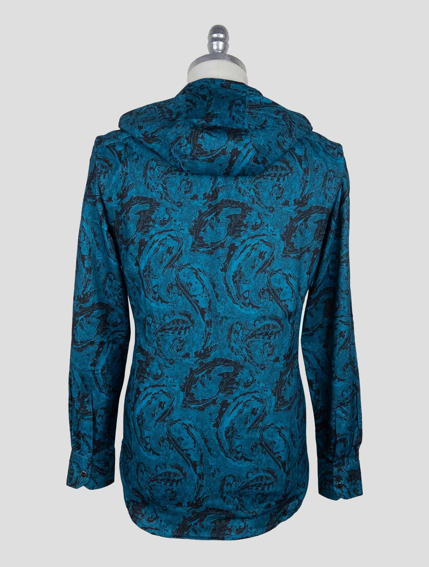 Kiton Blue Cotton  Shirt Mariano