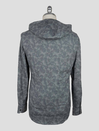 Kiton Gray Cotton Shirt Mariano