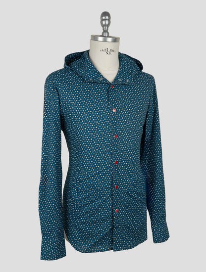 Kiton Blue Cotton  Shirt Mariano