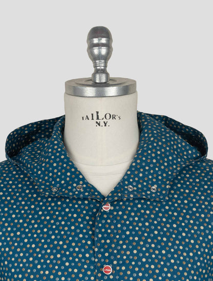 Kiton Blue Cotton  Shirt Mariano