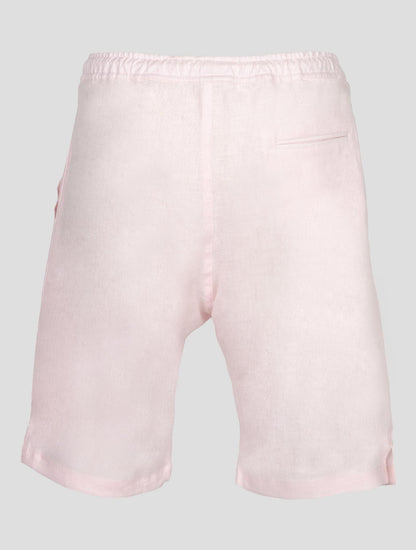 Kiton Pink Linen Short Pants