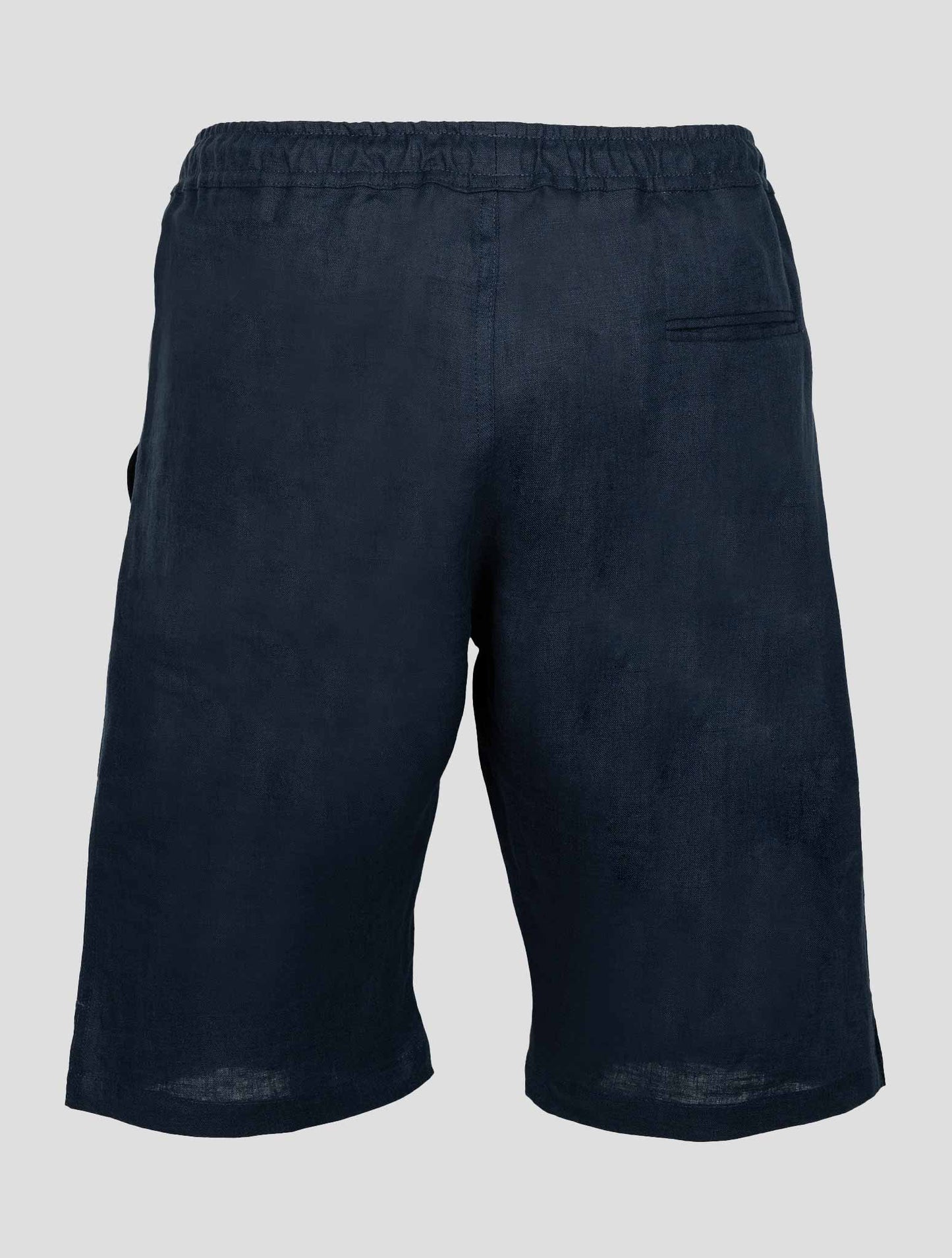 Kiton Blue Linen Short Pants