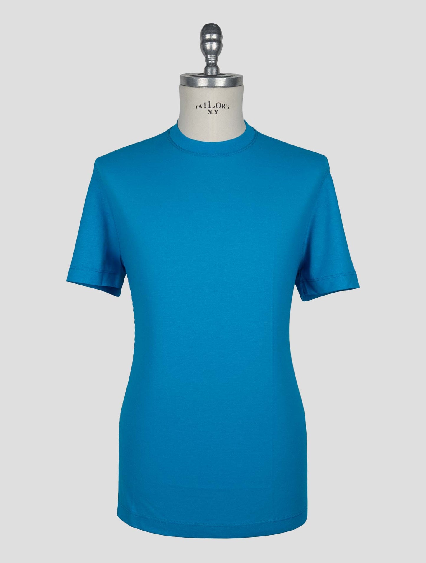 Kired Light Blue Cotton T-Shirt