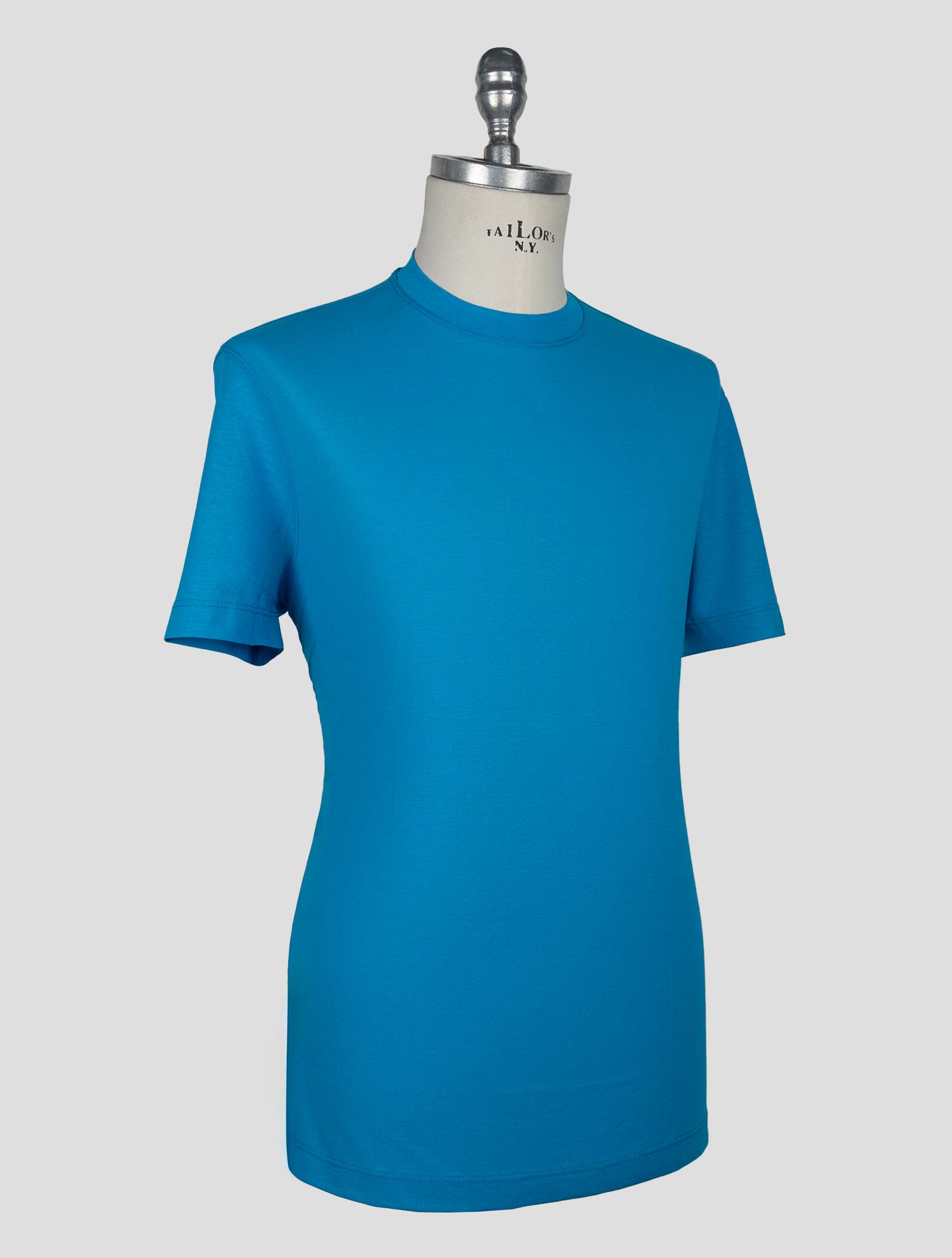 Kired Light Blue Cotton T-Shirt