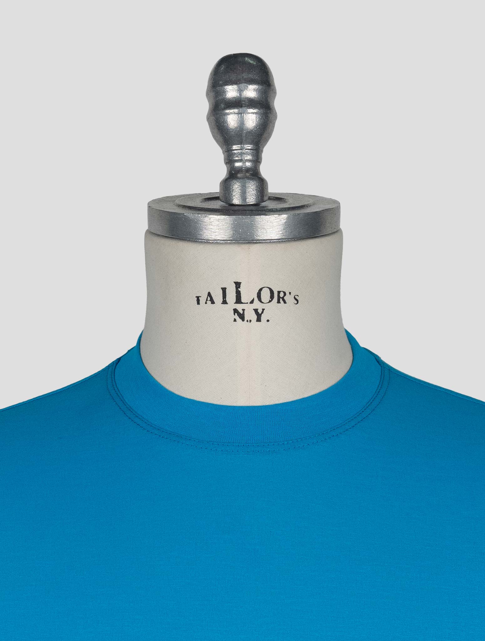 Kired Light Blue Cotton T-Shirt