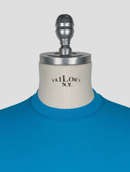 Kired Light Blue Cotton T-Shirt